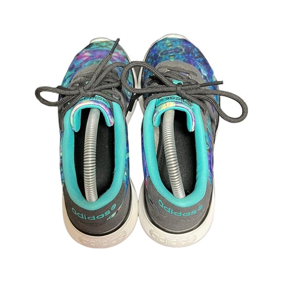 Adidas Lite Racer Running Shoes Blue Low Top Abstract Lace Up Womens 6 (AW5396) - Picture 5 of 11